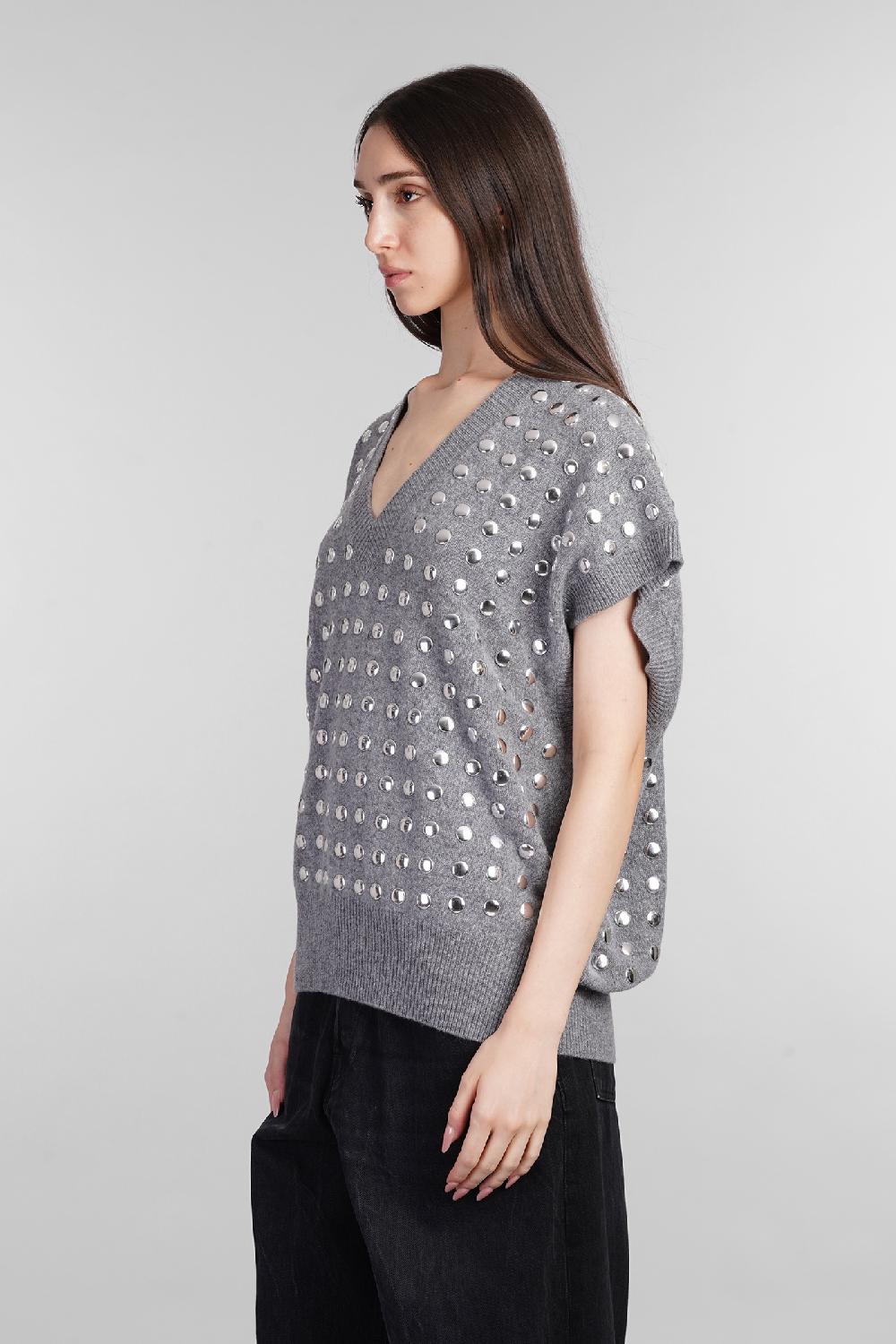 Deliberti Haikure Gilet geri in lana grigia cod. 404649 - Deliberti The Luxury Shopping In Saldo