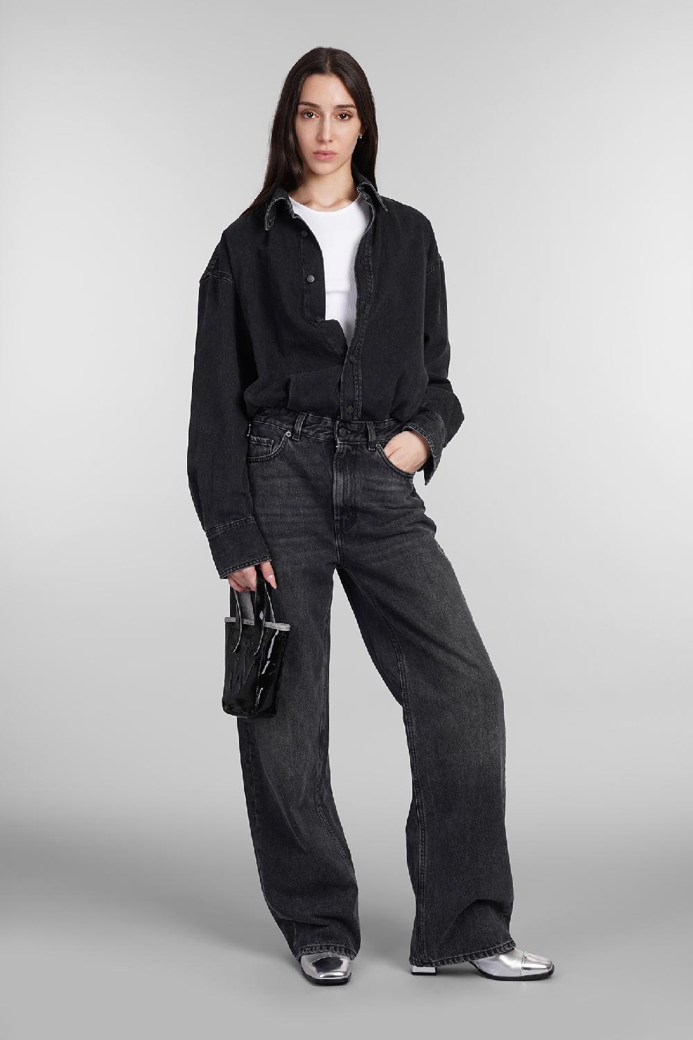 Deliberti Haikure Tuta tessie in cotone nero cod. 404653 - Deliberti The Luxury Shopping Sconto di tempo limitato