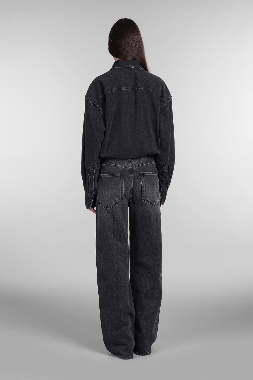 Deliberti Haikure Tuta tessie in cotone nero cod. 404653 - Deliberti The Luxury Shopping Sconto di tempo limitato