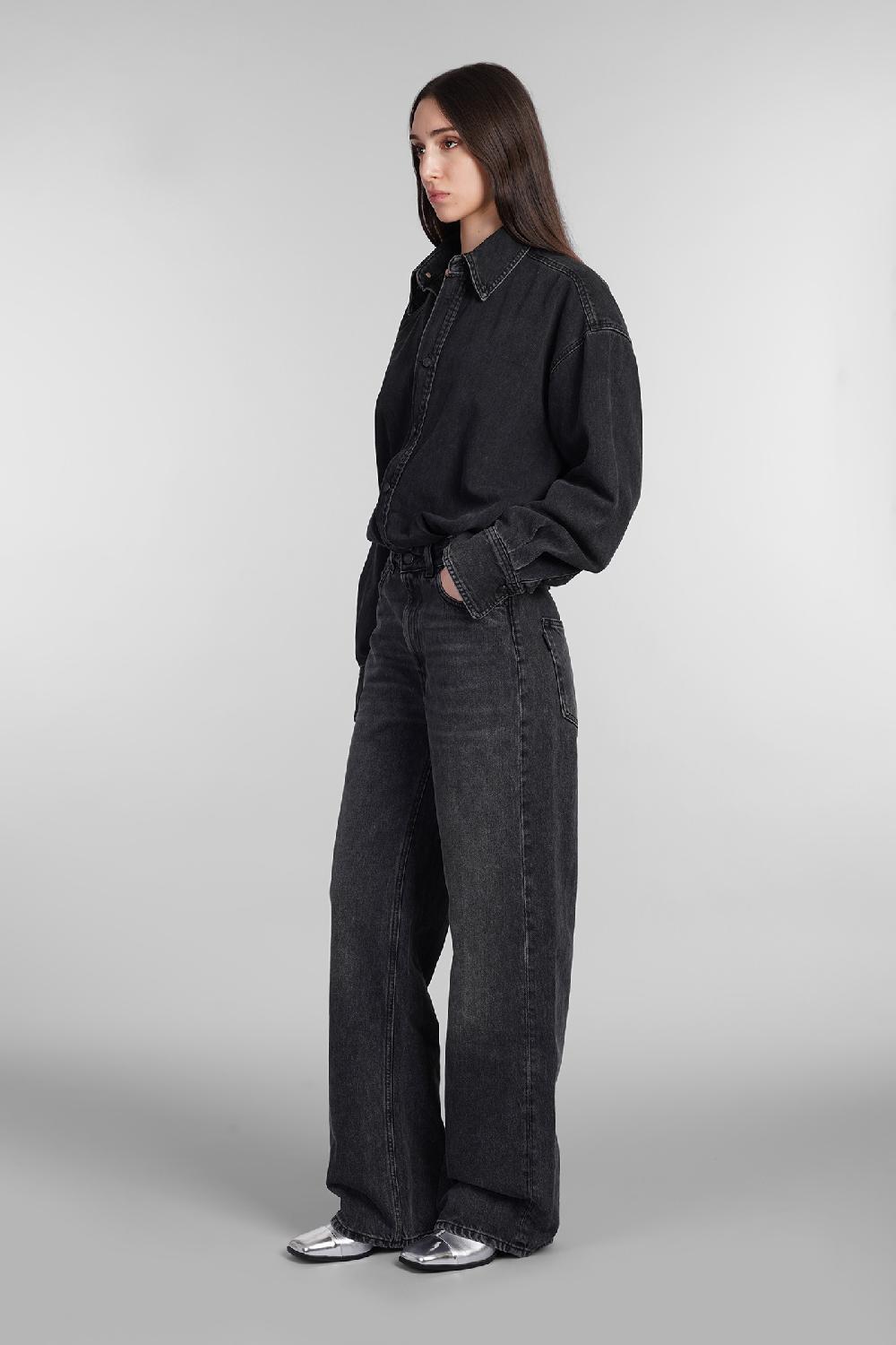 Deliberti Haikure Tuta tessie in cotone nero cod. 404653 - Deliberti The Luxury Shopping Sconto di tempo limitato