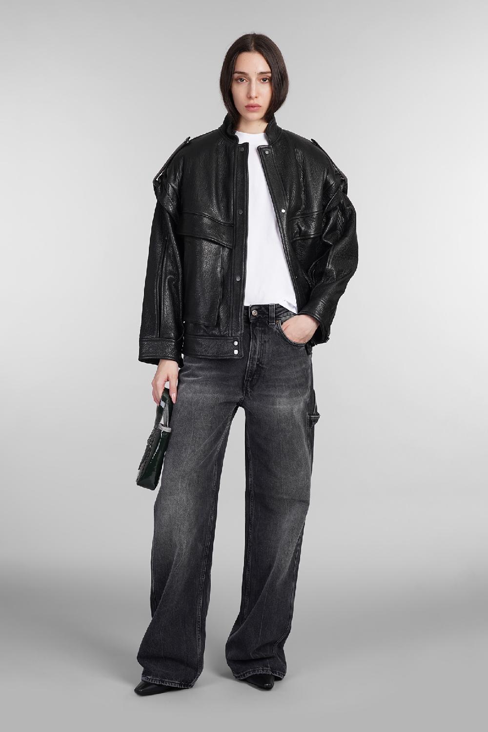 Deliberti Haikure Jeans winona in cotone nero cod. 403607 - Deliberti The Luxury Shopping Grande vendita