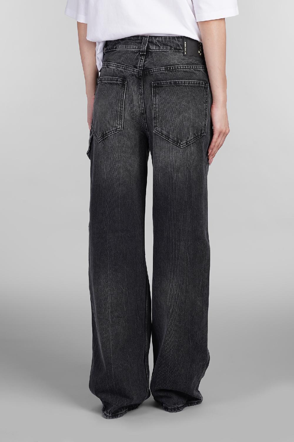 Deliberti Haikure Jeans winona in cotone nero cod. 403607 - Deliberti The Luxury Shopping Grande vendita
