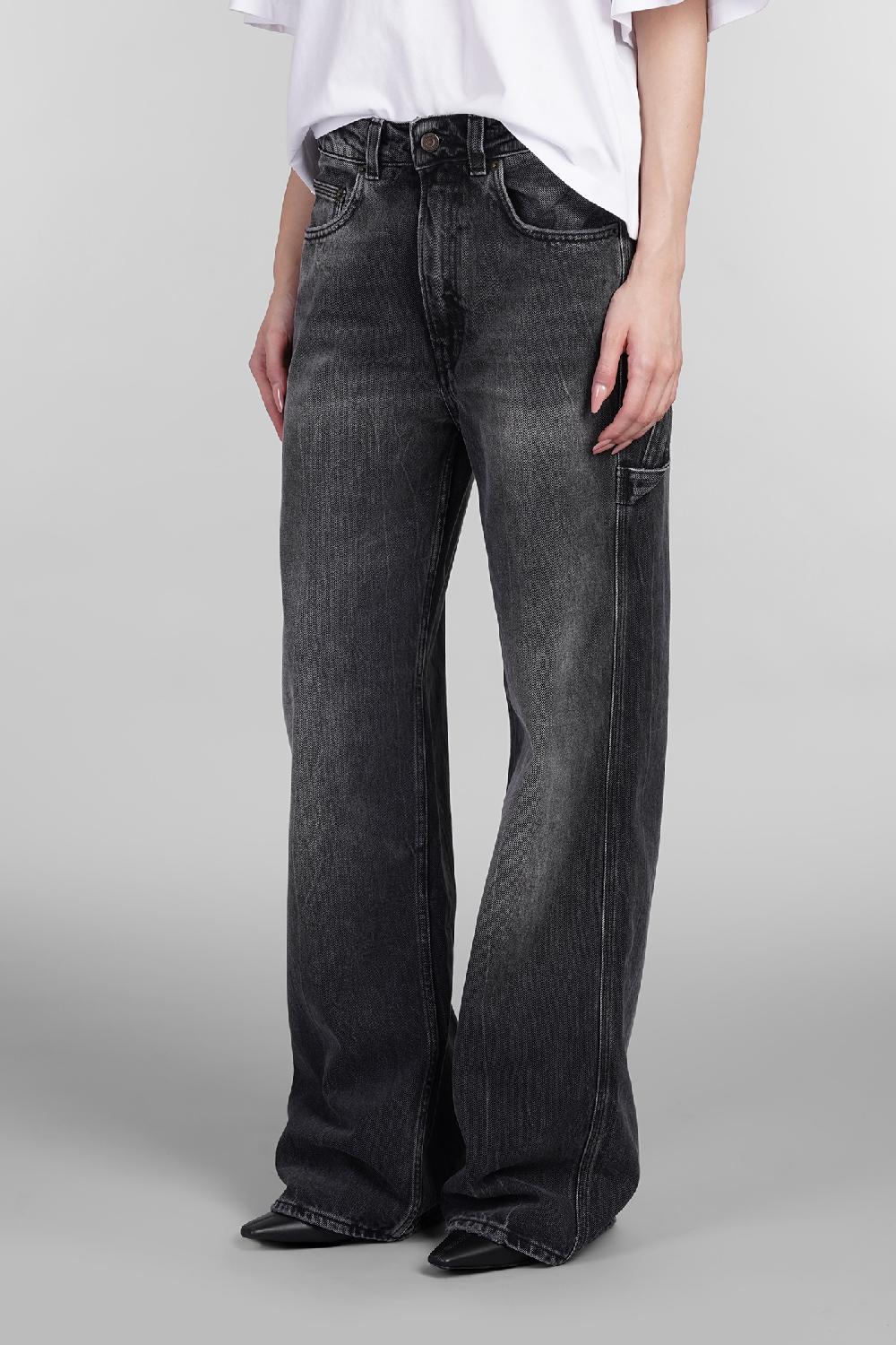 Deliberti Haikure Jeans winona in cotone nero cod. 403607 - Deliberti The Luxury Shopping Grande vendita