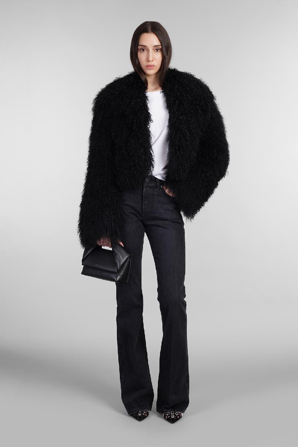 Deliberti Haikure Jeans flora in cotone nero cod. 403610 - Deliberti The Luxury Shopping Fornitura limitata