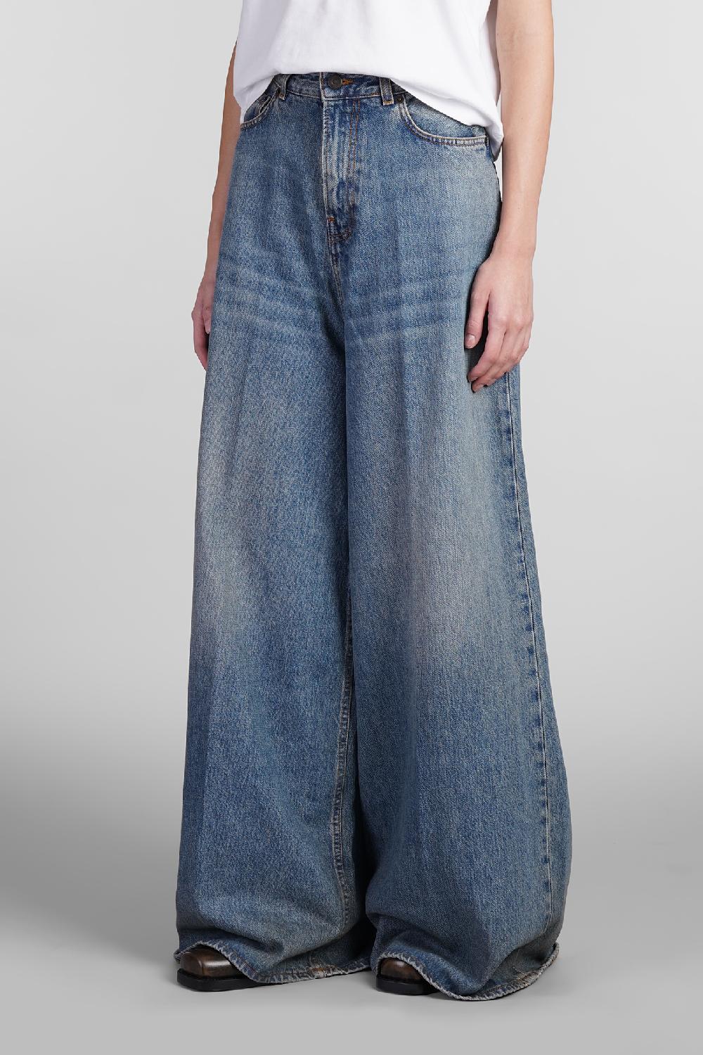 Deliberti Haikure Jeans big bethany in cotone blu cod. 403615 - Deliberti The Luxury Shopping Offerta Pasqua