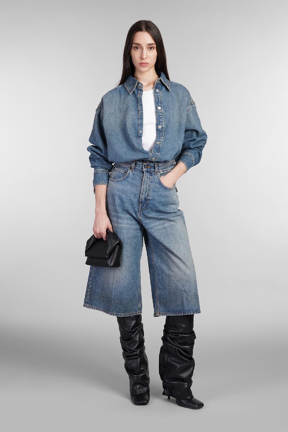 Deliberti Haikure Giacche denim new ofelia in cotone blu cod. 403617 - Deliberti The Luxury Shopping Offerta Giorno del Papà