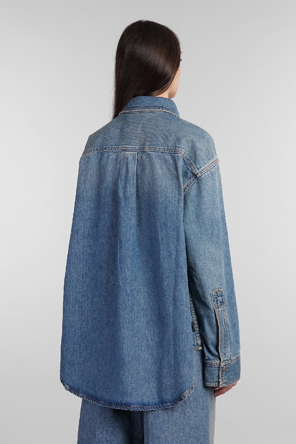 Deliberti Haikure Giacche denim new ofelia in cotone blu cod. 403617 - Deliberti The Luxury Shopping Offerta Giorno del Papà