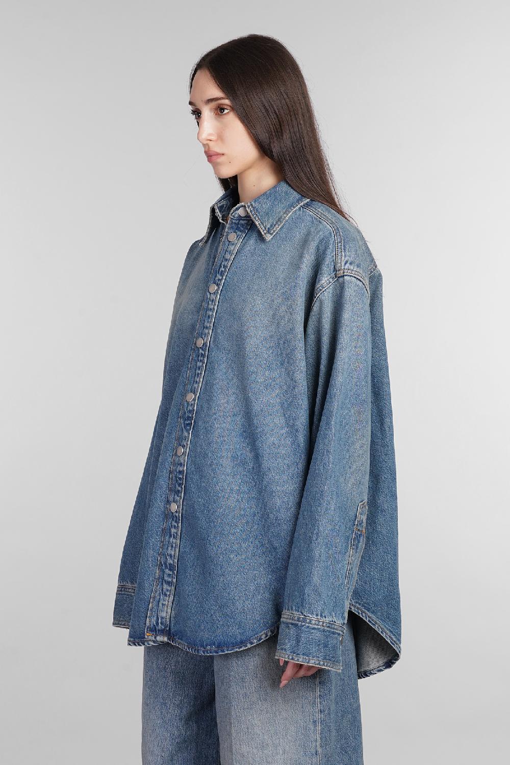 Deliberti Haikure Giacche denim new ofelia in cotone blu cod. 403617 - Deliberti The Luxury Shopping Offerta Giorno del Papà