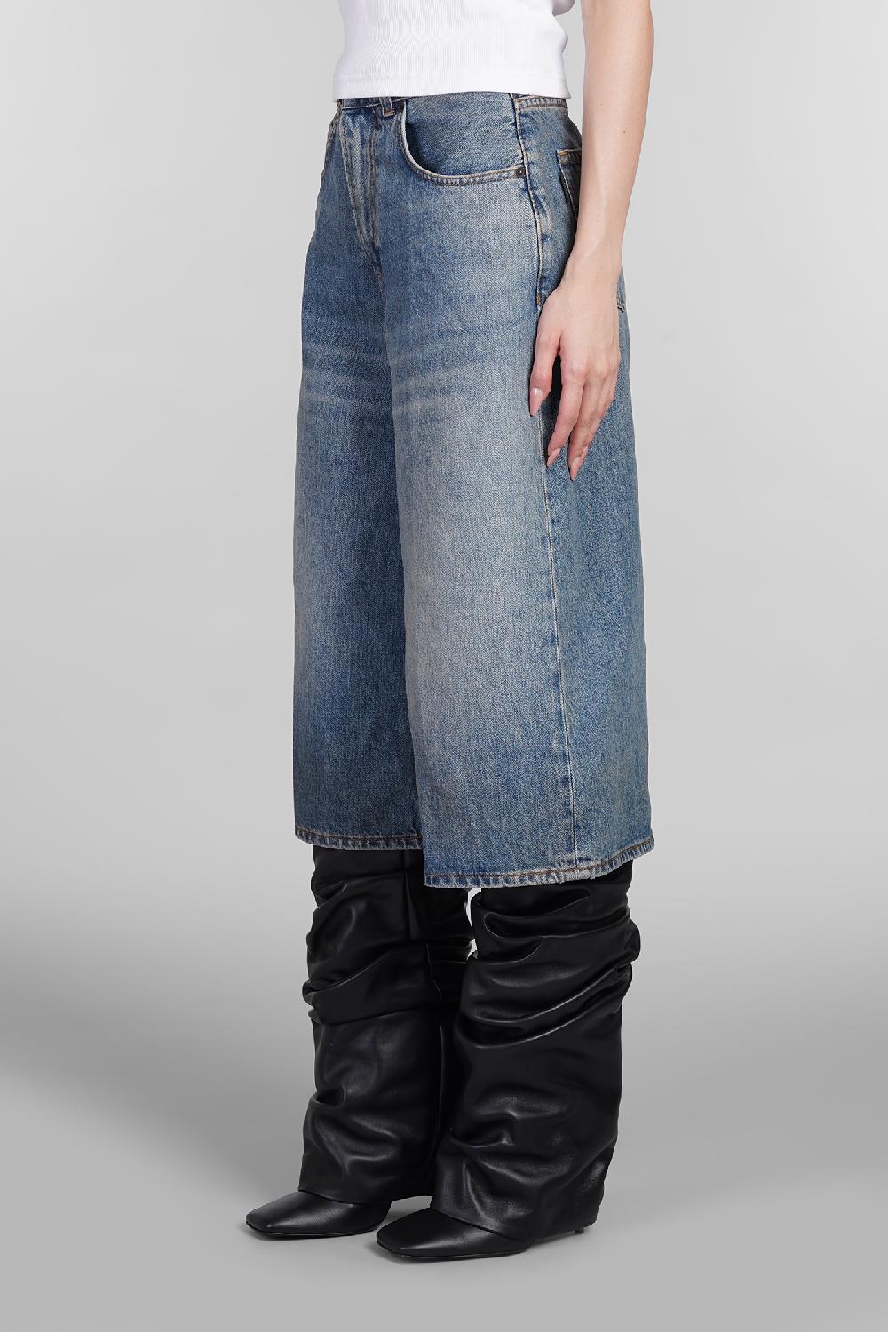 Deliberti Haikure Shorts belle in cotone blu cod. 403618 - Deliberti The Luxury Shopping Offerta San Valentino