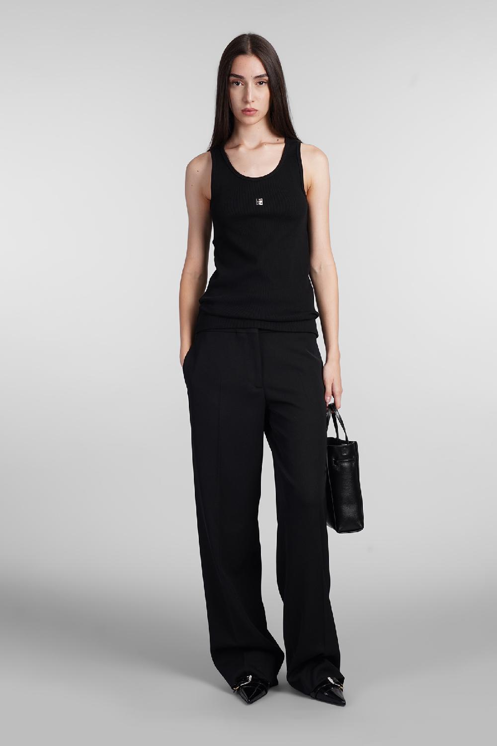 Deliberti Givenchy Canotta in cotone nero cod. 392826 - Deliberti The Luxury Shopping Vendita calda