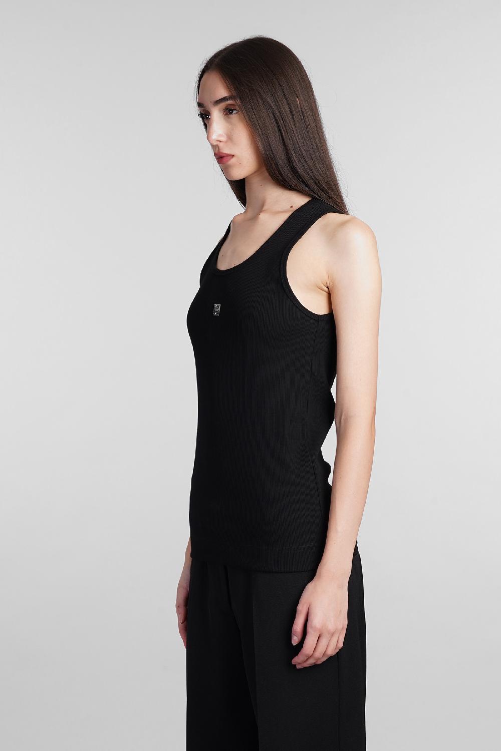 Deliberti Givenchy Canotta in cotone nero cod. 392826 - Deliberti The Luxury Shopping Vendita calda
