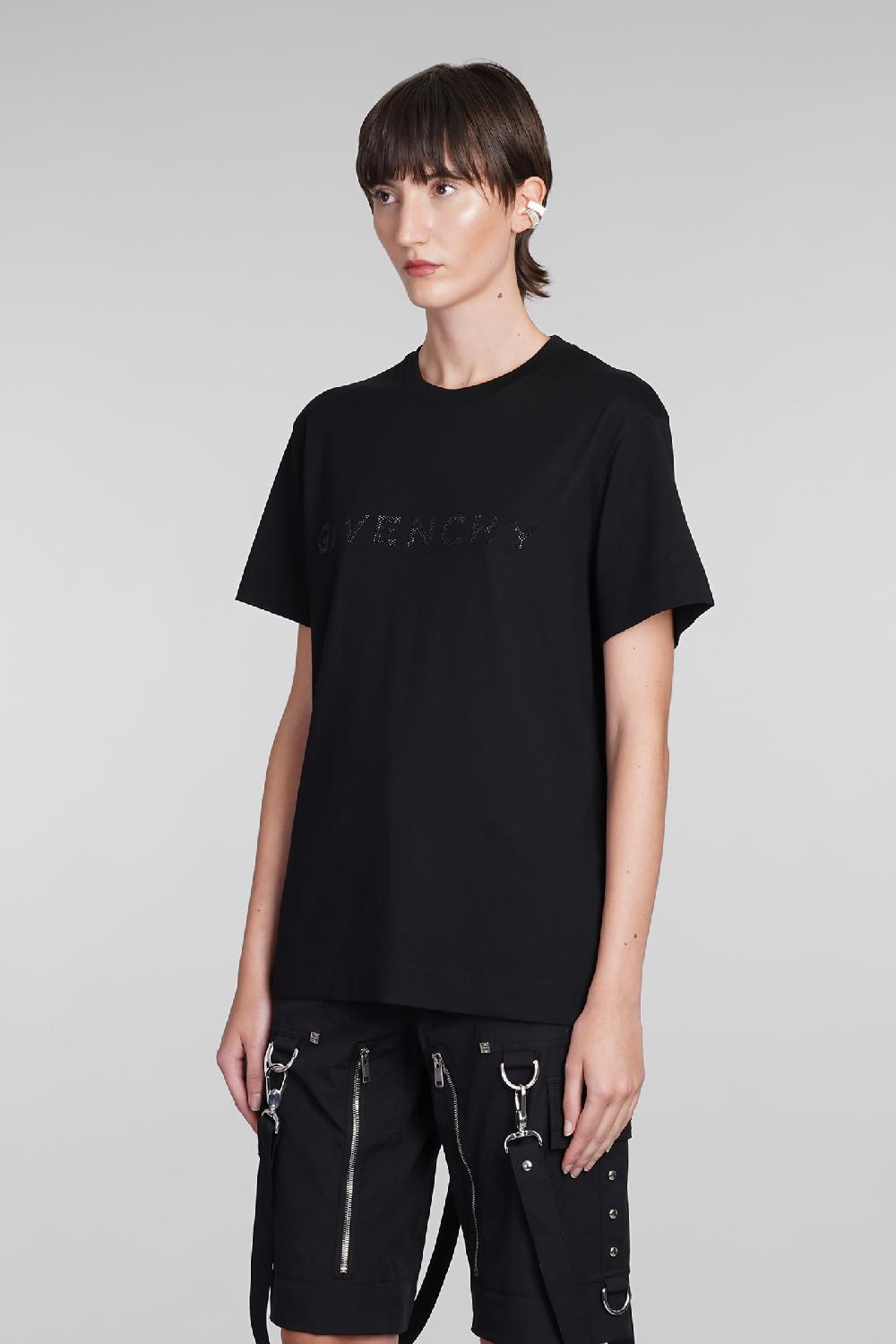 Deliberti Givenchy T-shirt in cotone nero cod. 384404 - Deliberti The Luxury Shopping Offerta migliore