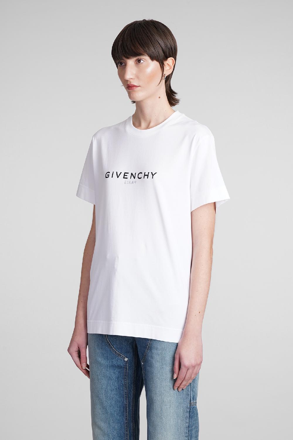 Deliberti Givenchy T-shirt in cotone bianco cod. 392593 - Deliberti The Luxury Shopping Latest fashion