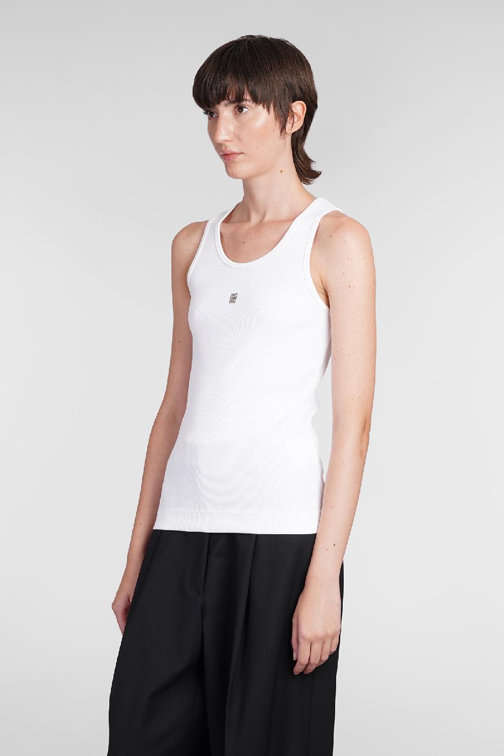Deliberti Givenchy Canotta in cotone bianco cod. 392827 - Deliberti The Luxury Shopping Online Outlet
