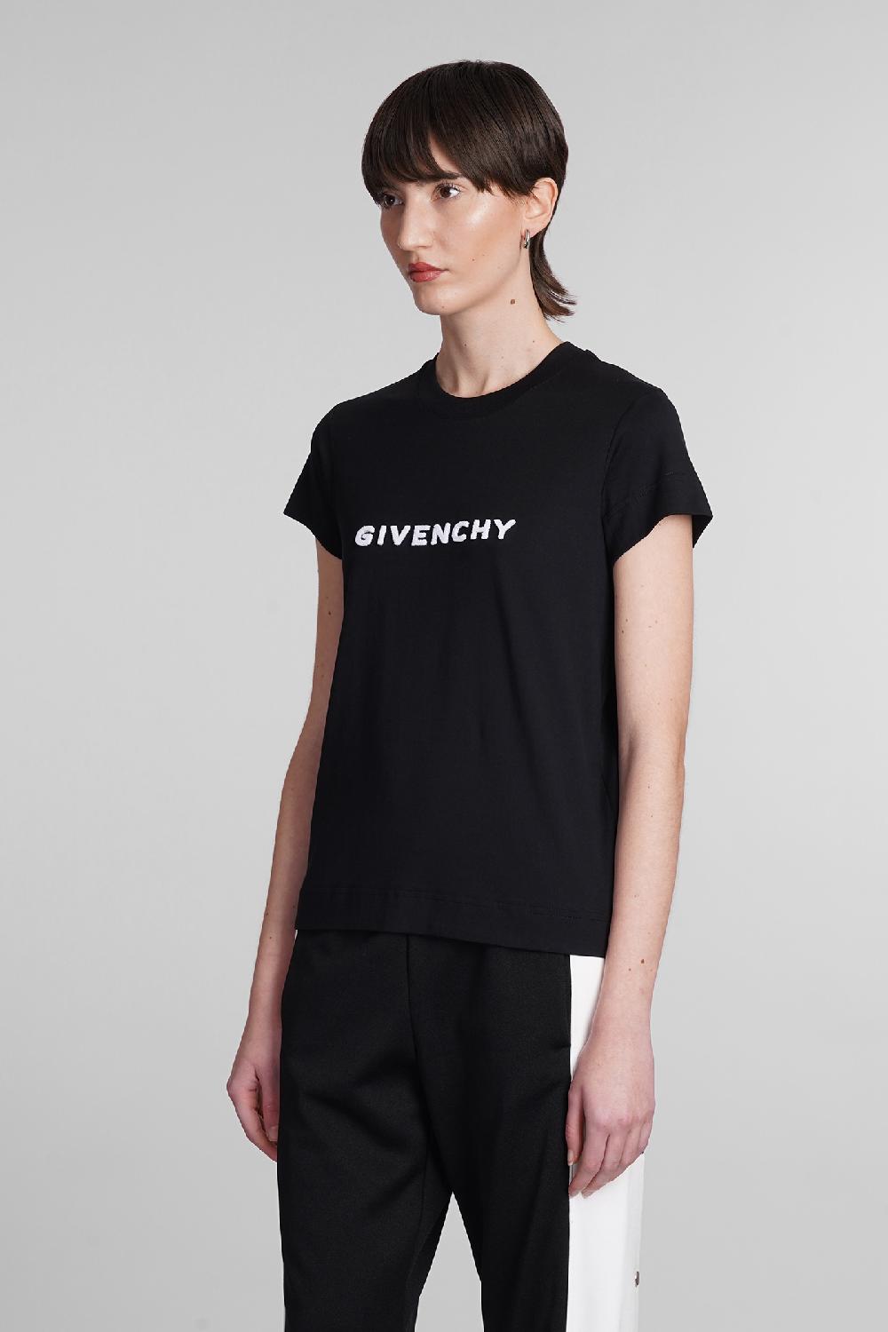 Deliberti Givenchy T-shirt in cotone nero cod. 392599 - Deliberti The Luxury Shopping Offerta temporanea
