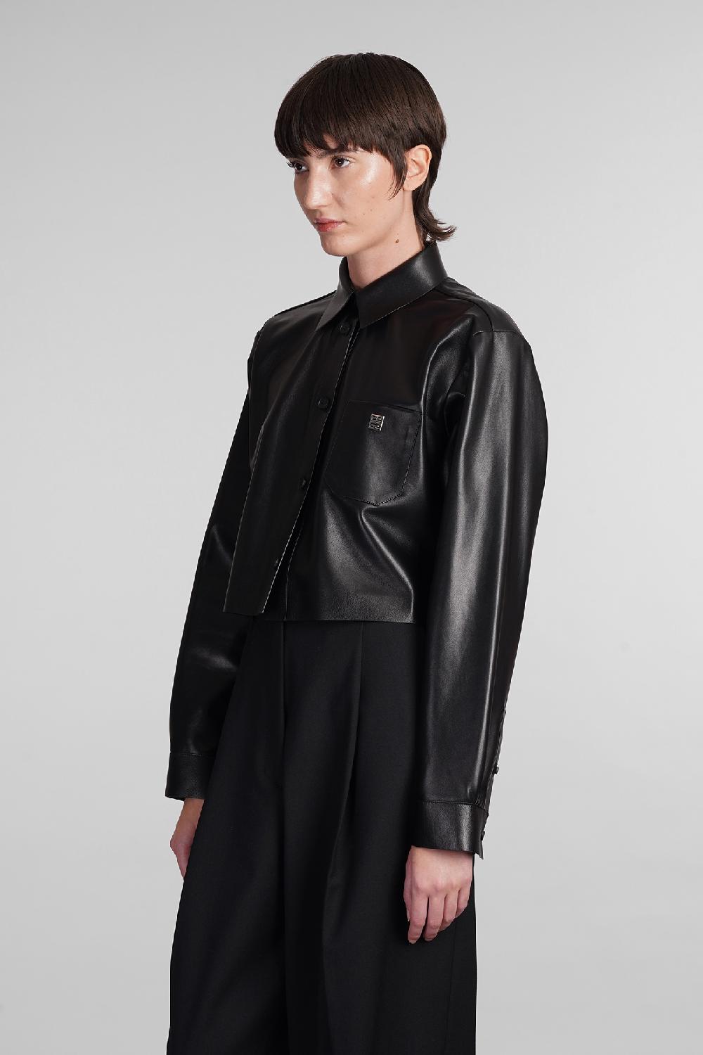 Deliberti Givenchy Camicia in pelle nera cod. 406443 - Deliberti The Luxury Shopping Lightning offer