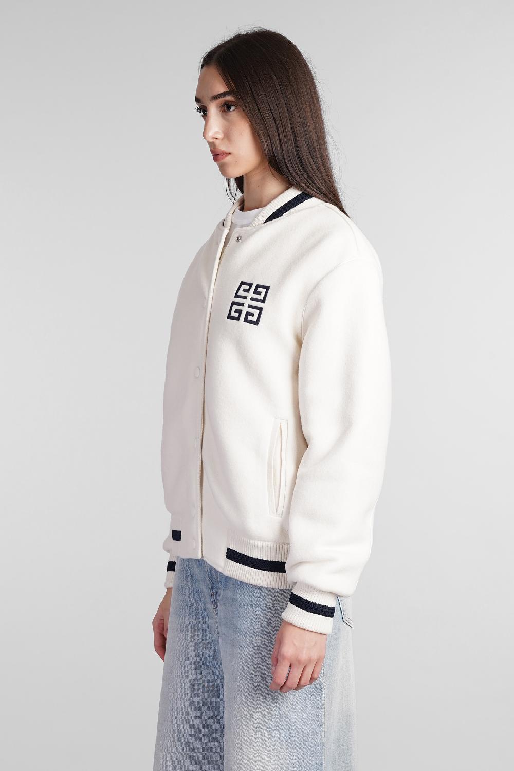 Deliberti Givenchy Bomber in lana beige cod. 406446 - Deliberti The Luxury Shopping Bestseller