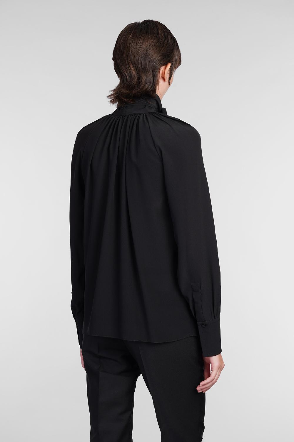 Deliberti Givenchy Blusa in seta nera cod. 406447 - Deliberti The Luxury Shopping Liquidazione