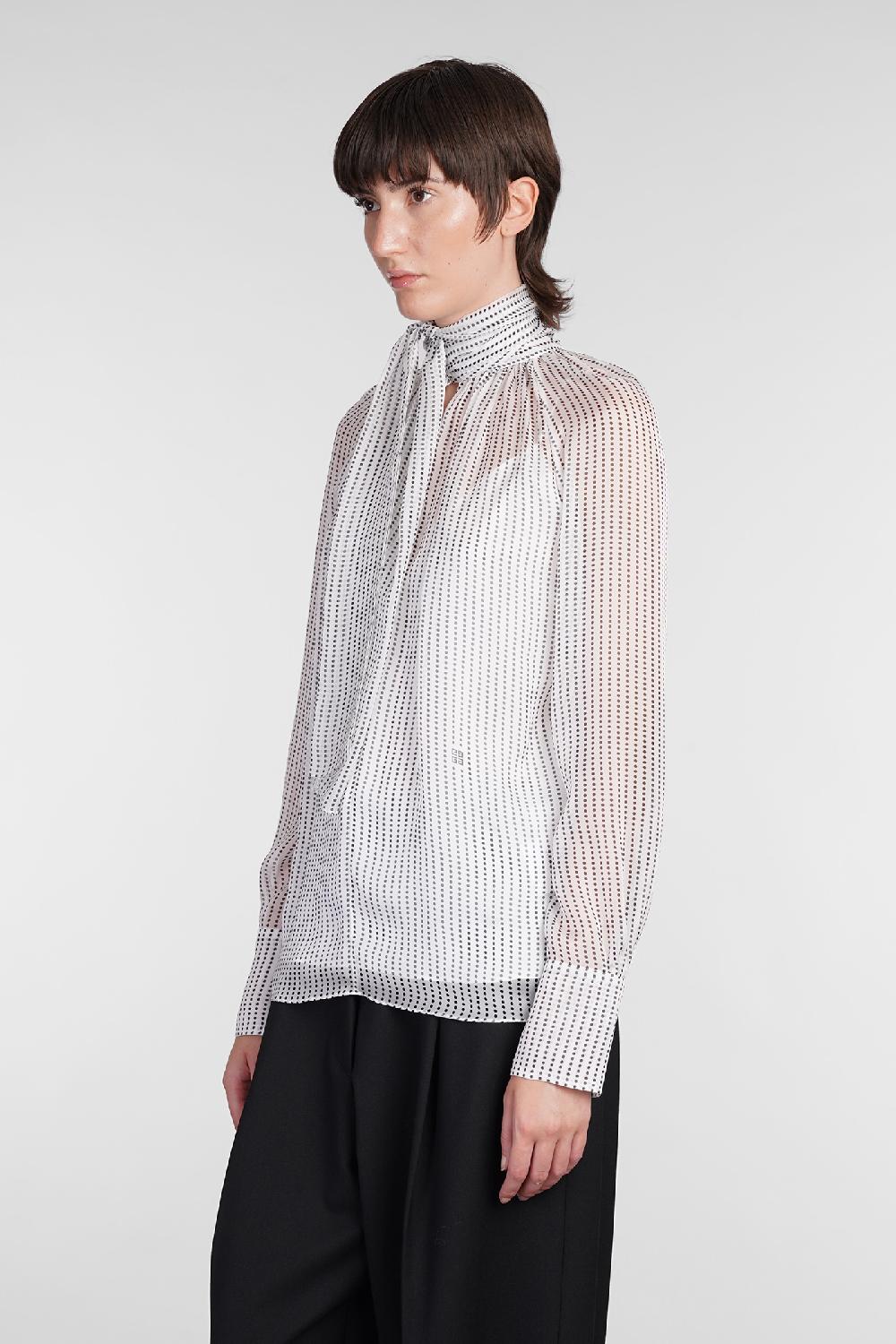 Deliberti Givenchy Blusa in seta bianca cod. 406451 - Deliberti The Luxury Shopping Sconti VIP