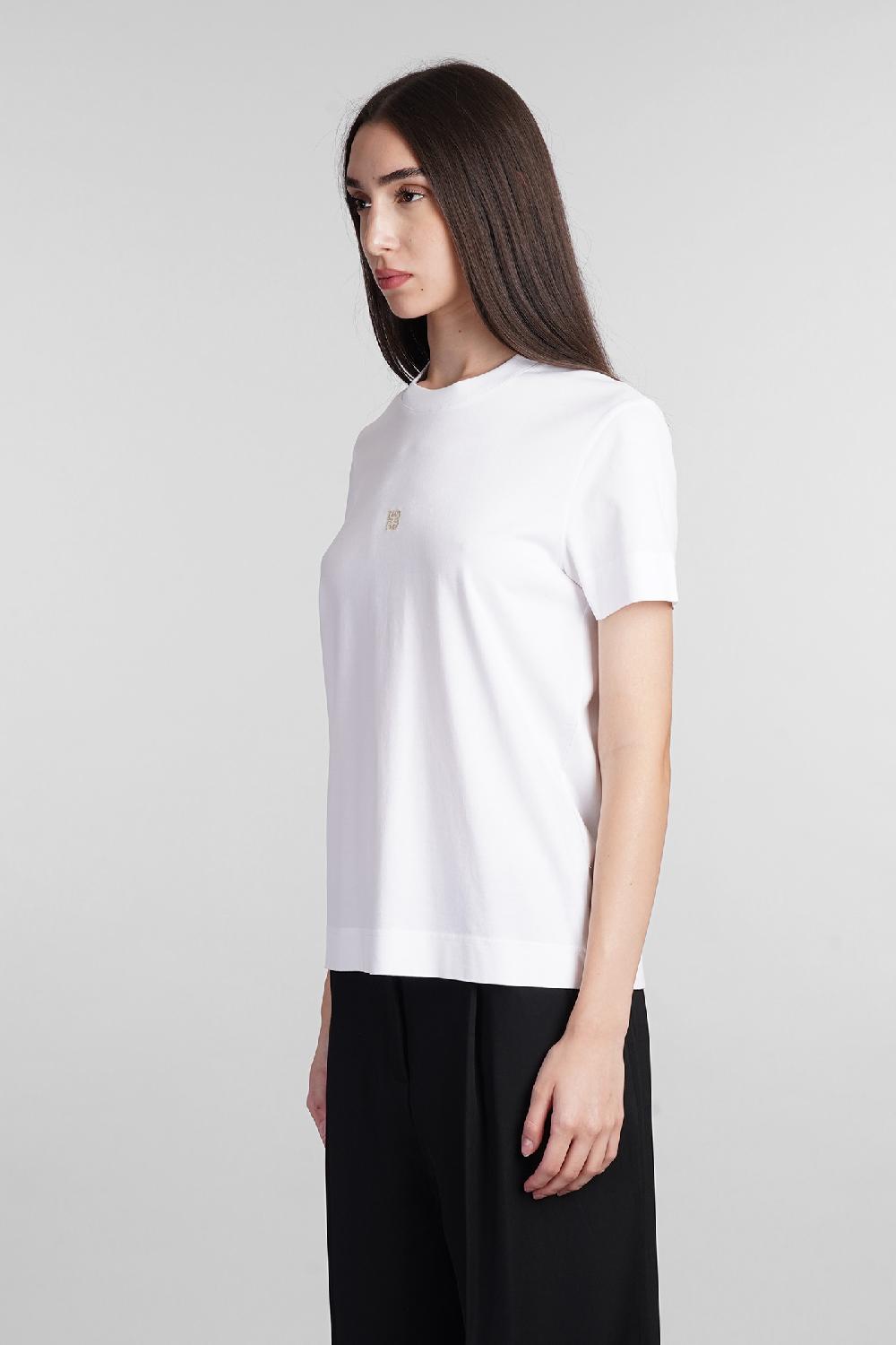 Deliberti Givenchy T-shirt in cotone bianco cod. 404618 - Deliberti The Luxury Shopping Latest stili