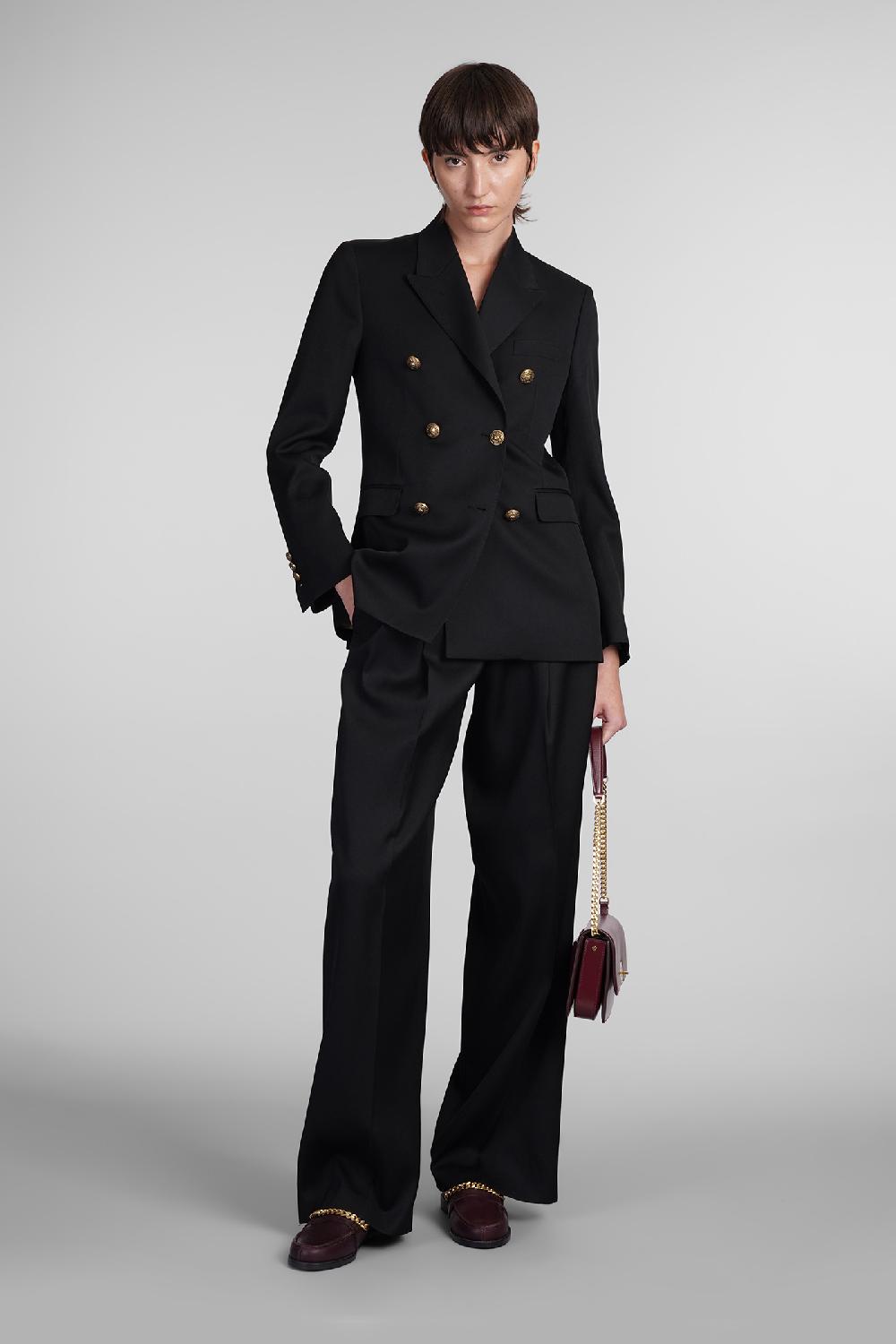 Deliberti Golden Goose Deluxe Brand Blazer in lana nera cod. 394396 - Deliberti The Luxury Shopping Ultimo giorno