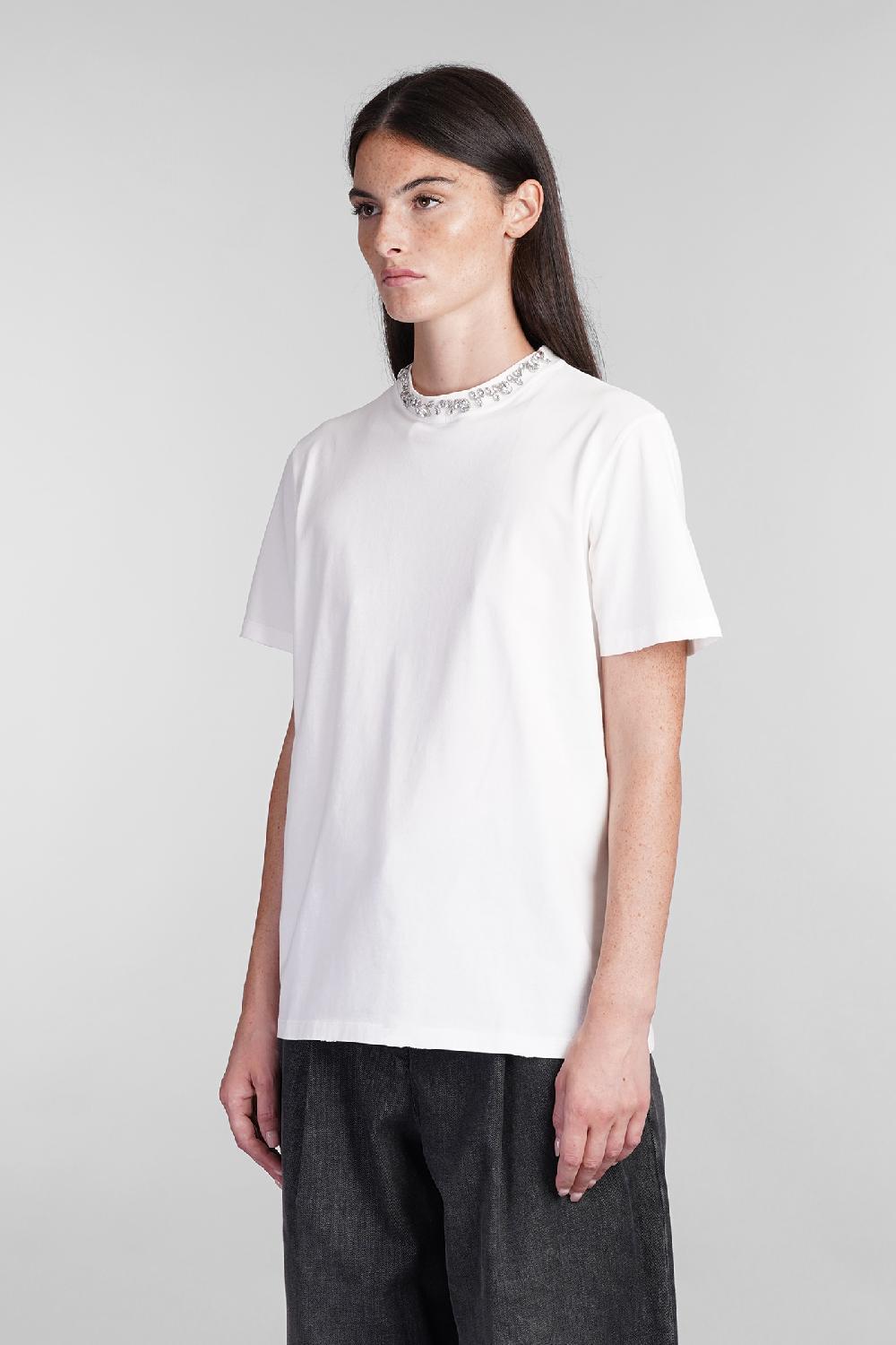 Deliberti Golden Goose Deluxe Brand T-shirt in cotone bianco cod. 395070 - Deliberti The Luxury Shopping Promozione temporanea