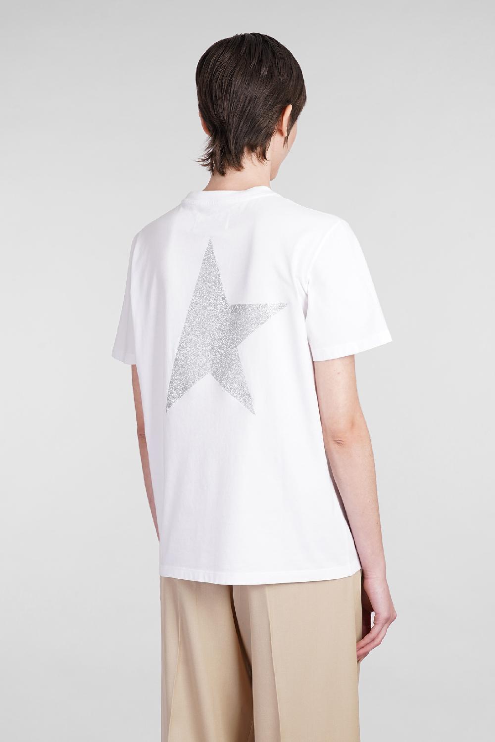 Deliberti Golden Goose Deluxe Brand T-shirt in cotone bianco cod. 394423 - Deliberti The Luxury Shopping Fino al 65% di sconto