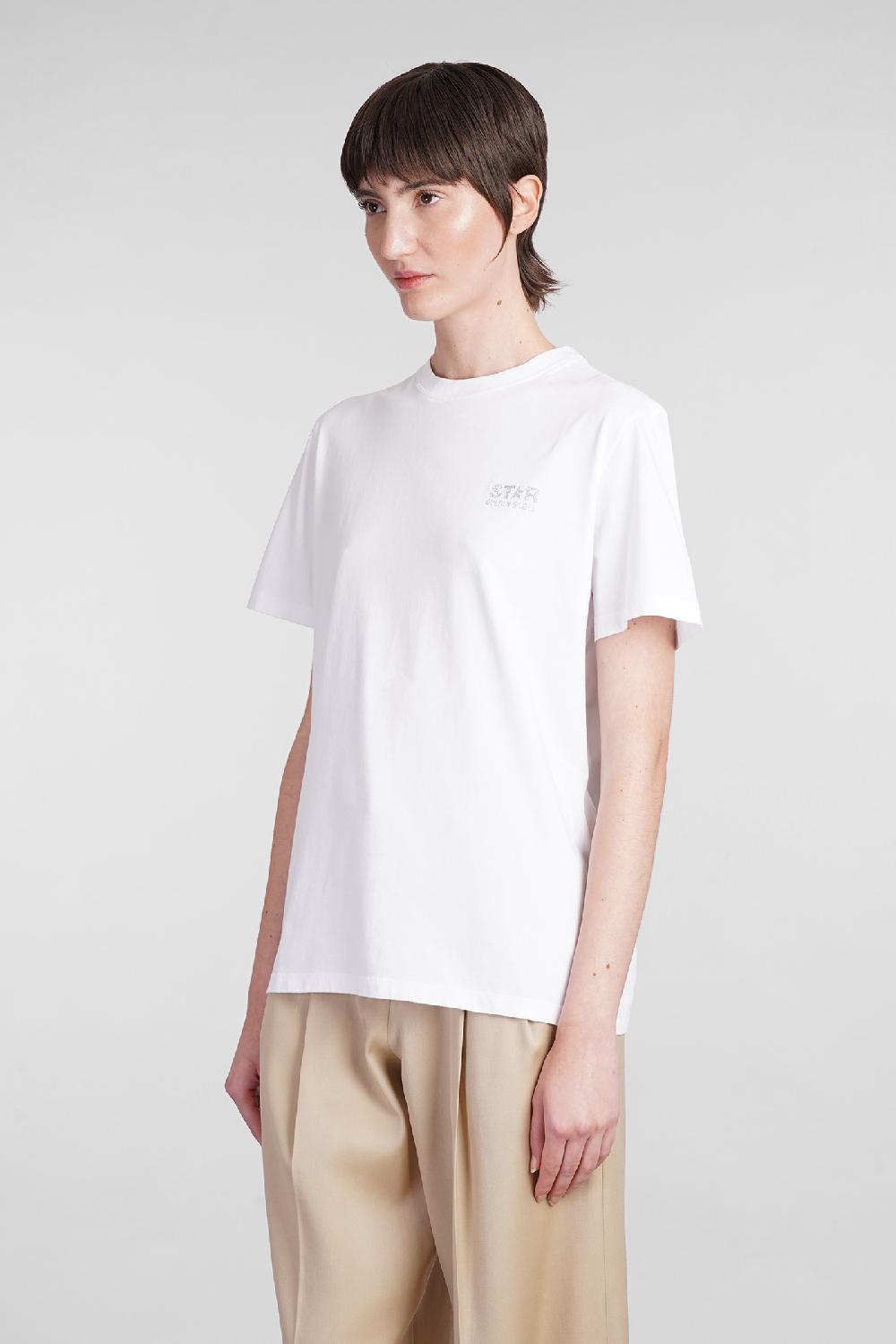 Deliberti Golden Goose Deluxe Brand T-shirt in cotone bianco cod. 394423 - Deliberti The Luxury Shopping Fino al 65% di sconto