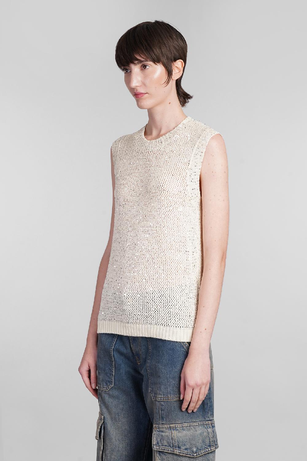 Deliberti Golden Goose Deluxe Brand Topwear in poliammide bianca cod. 401913 - Deliberti The Luxury Shopping Offerta speciale della fabbrica