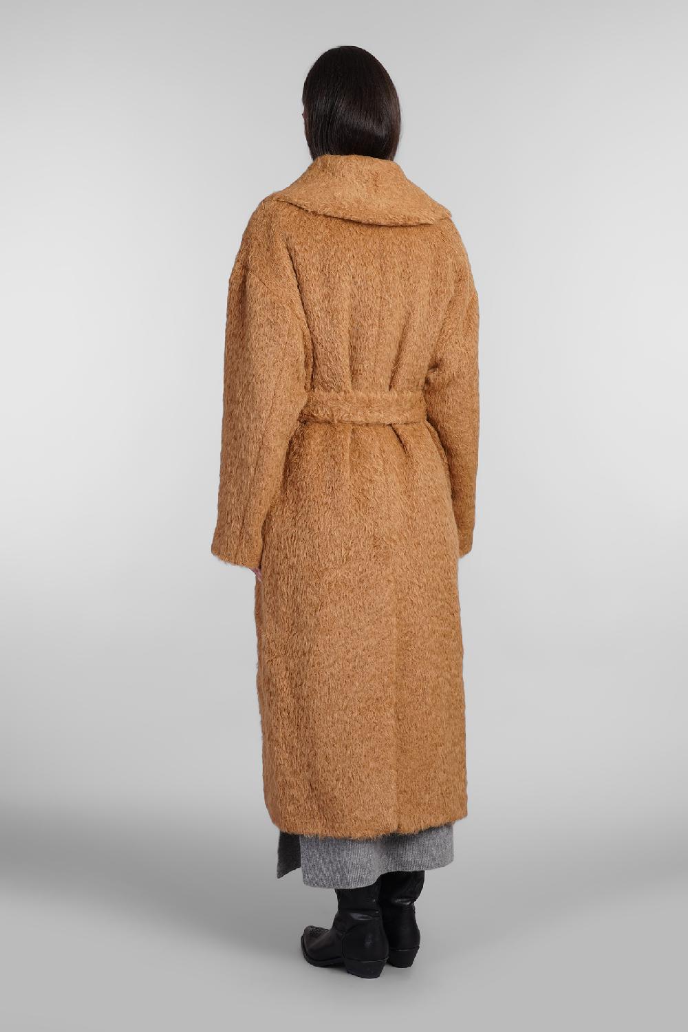 Deliberti Golden Goose Deluxe Brand Cappotto in lana cuoio naturale cod. 404851 - Deliberti The Luxury Shopping Fino al 55% di sconto