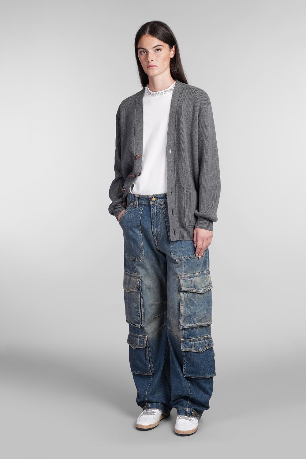 Deliberti Golden Goose Deluxe Brand Cardigan in cotone grigio cod. 404900 - Deliberti The Luxury Shopping Super sconto