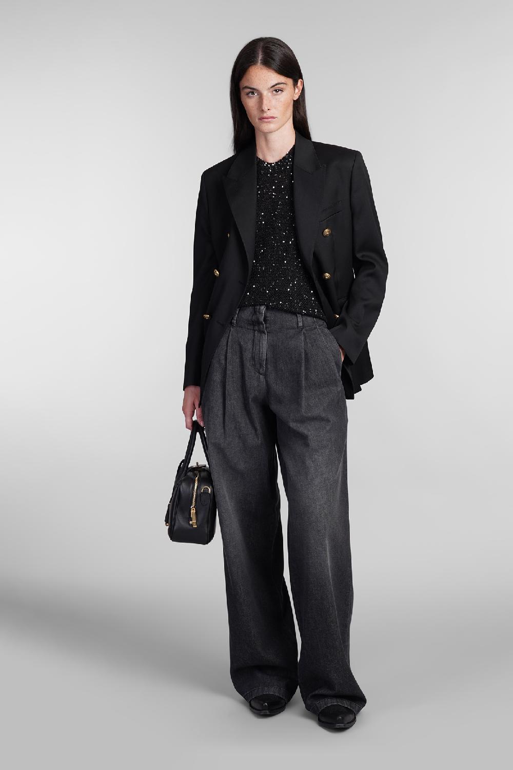 Deliberti Golden Goose Deluxe Brand Topwear in poliammide nera cod. 401781 - Deliberti The Luxury Shopping 50% di sconto con spedizione gratuita