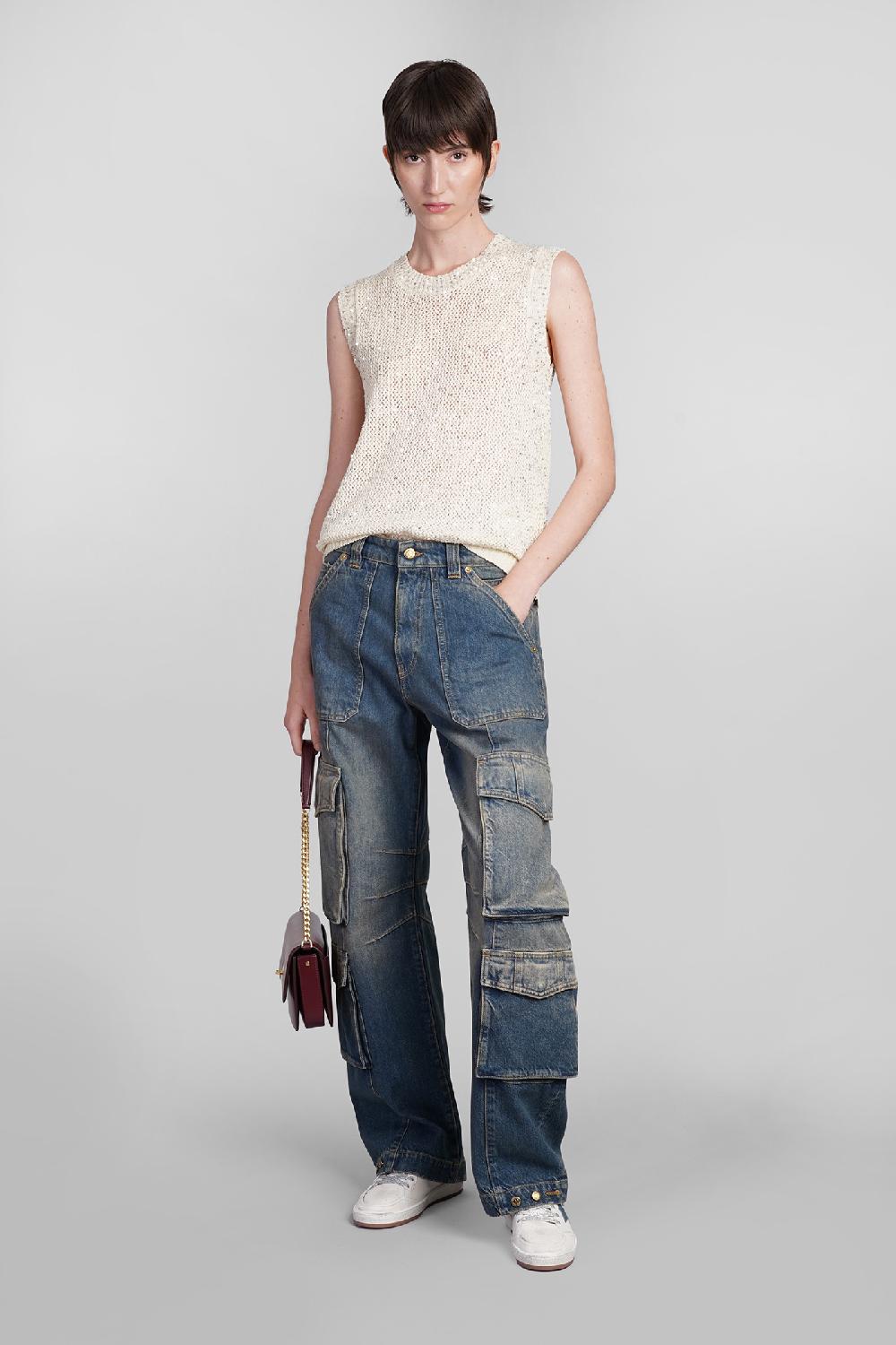 Deliberti Golden Goose Deluxe Brand Jeans in denim blu cod. 401925 - Deliberti The Luxury Shopping Trasporto libero internazionale