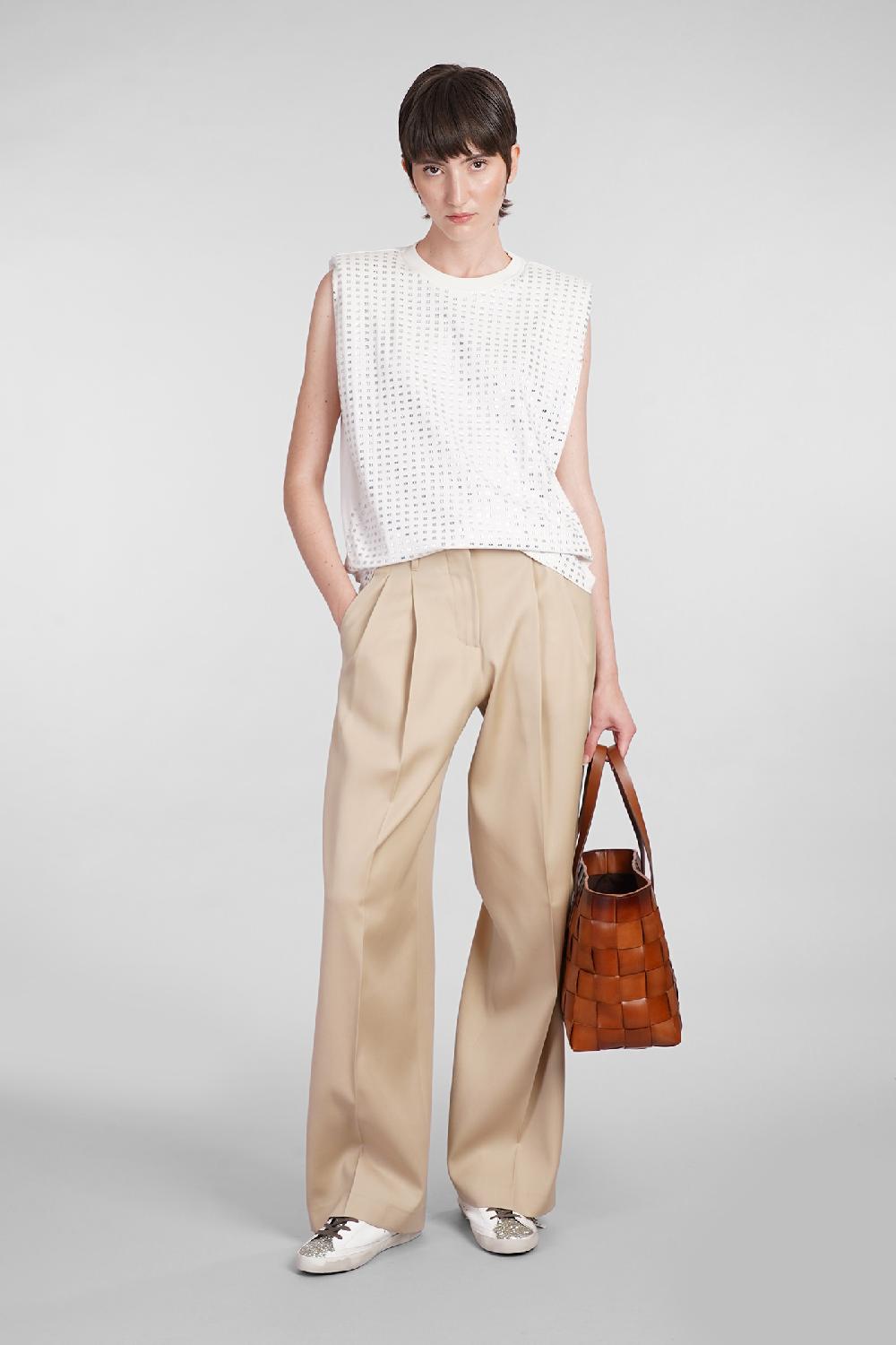 Deliberti Golden Goose Deluxe Brand Topwear in cotone bianco cod. 401573 - Deliberti The Luxury Shopping In vendita