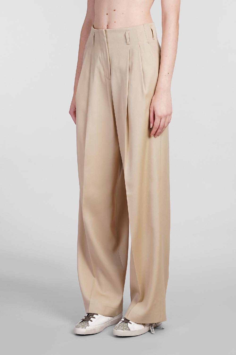 Deliberti Golden Goose Deluxe Brand Pantalone in lana beige cod. 401575 - Deliberti The Luxury Shopping Duty-free