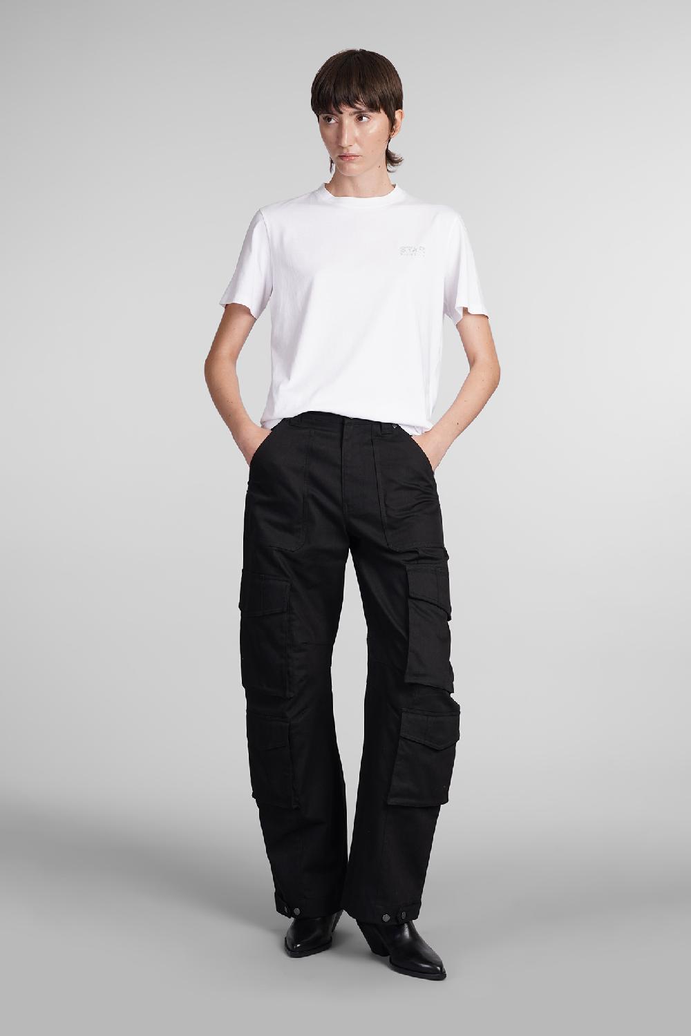 Deliberti Golden Goose Deluxe Brand Pantalone cargo lisette in poliestere nero cod. 406523 - Deliberti The Luxury Shopping 50% di sconto per tempo limitato