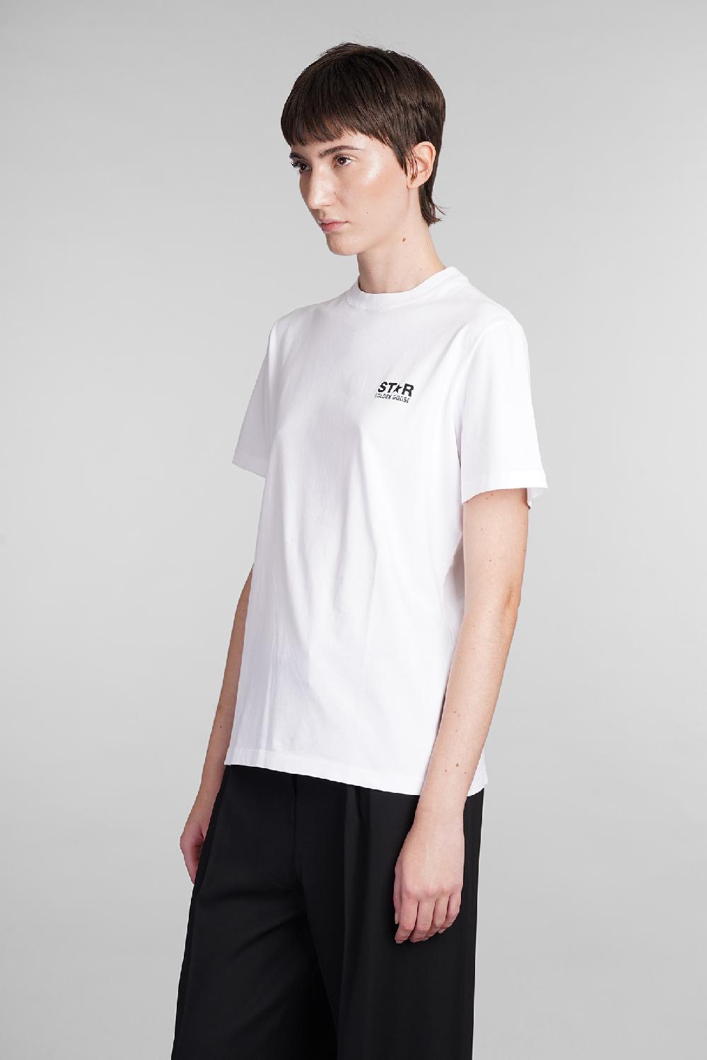 Deliberti Golden Goose Deluxe Brand T-shirt in cotone bianco cod. 406529 - Deliberti The Luxury Shopping Italy