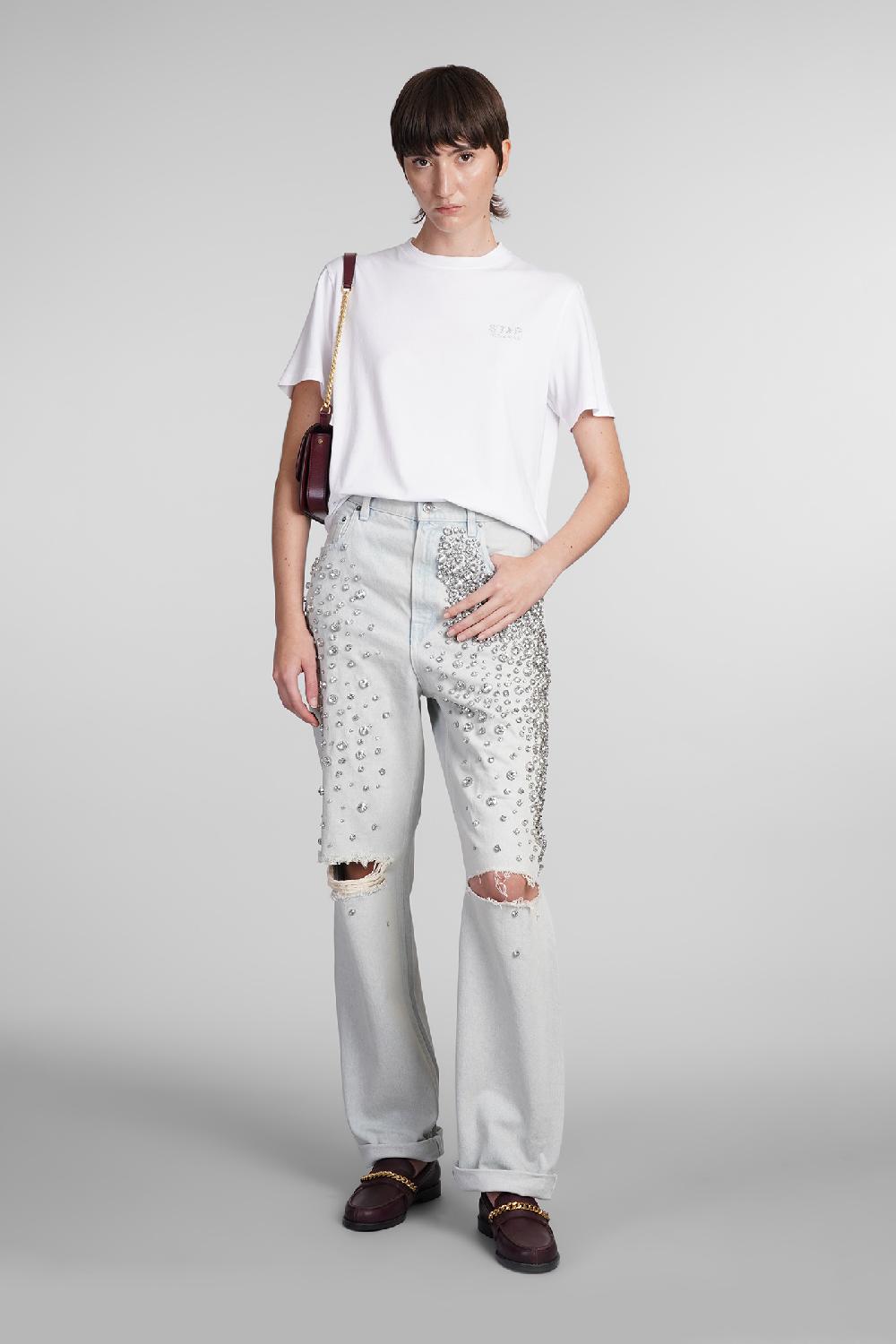 Deliberti Golden Goose Deluxe Brand T-shirt in cotone bianco cod. 406530 - Deliberti The Luxury Shopping Italia