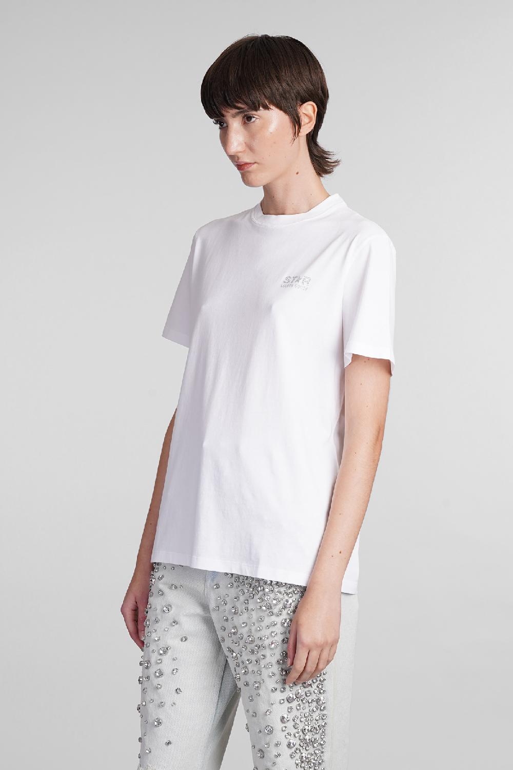 Deliberti Golden Goose Deluxe Brand T-shirt in cotone bianco cod. 406530 - Deliberti The Luxury Shopping Italia