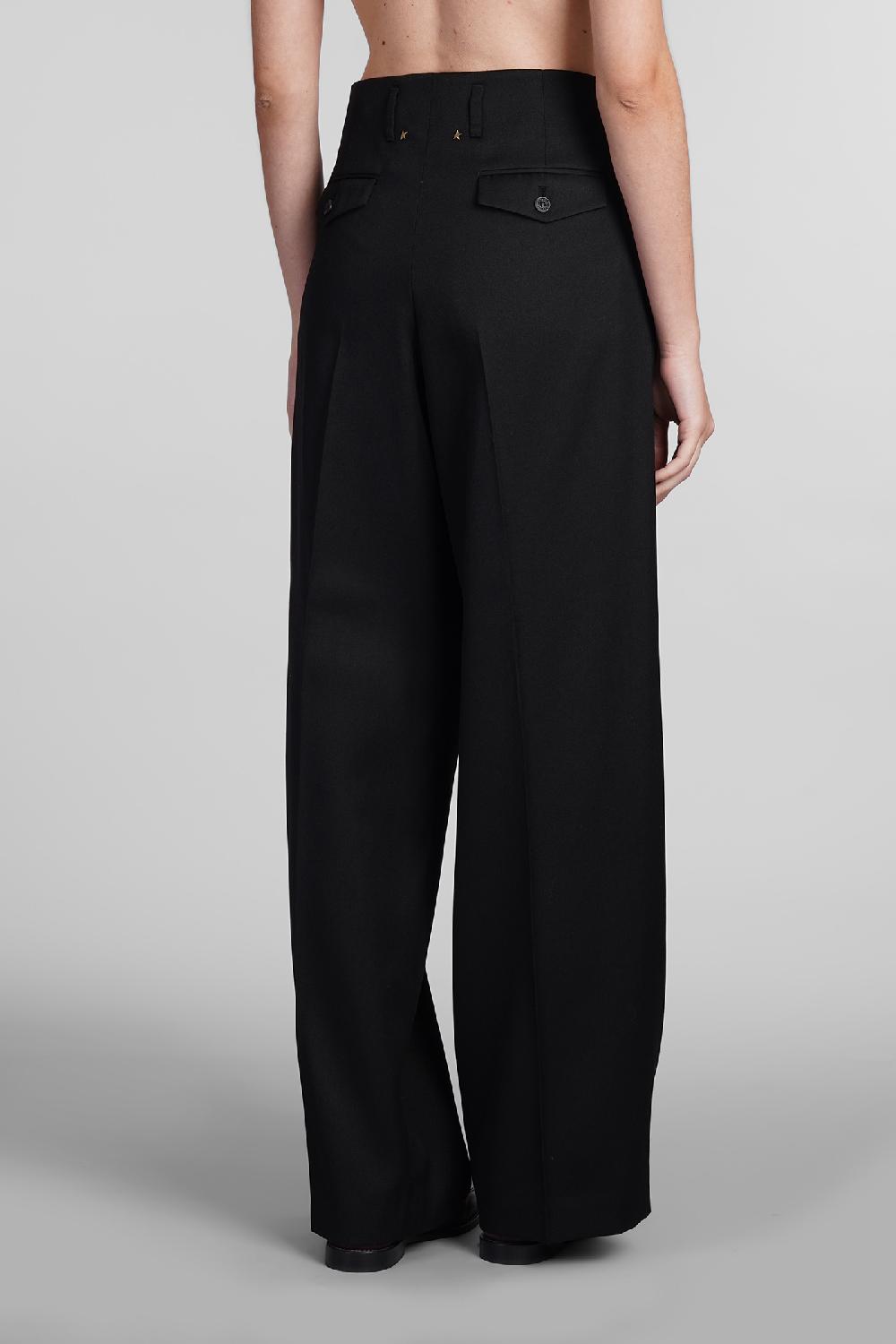 Deliberti Golden Goose Deluxe Brand Pantalone flavia in poliestere nero cod. 406531 - Deliberti The Luxury Shopping Nuovo