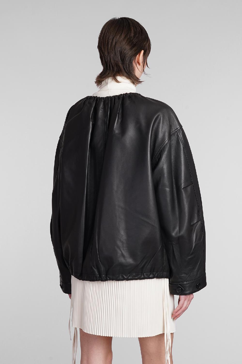 Deliberti Helmut Lang Giacca in pelle in pelle nera cod. 398184 - Deliberti The Luxury Shopping Promozione
