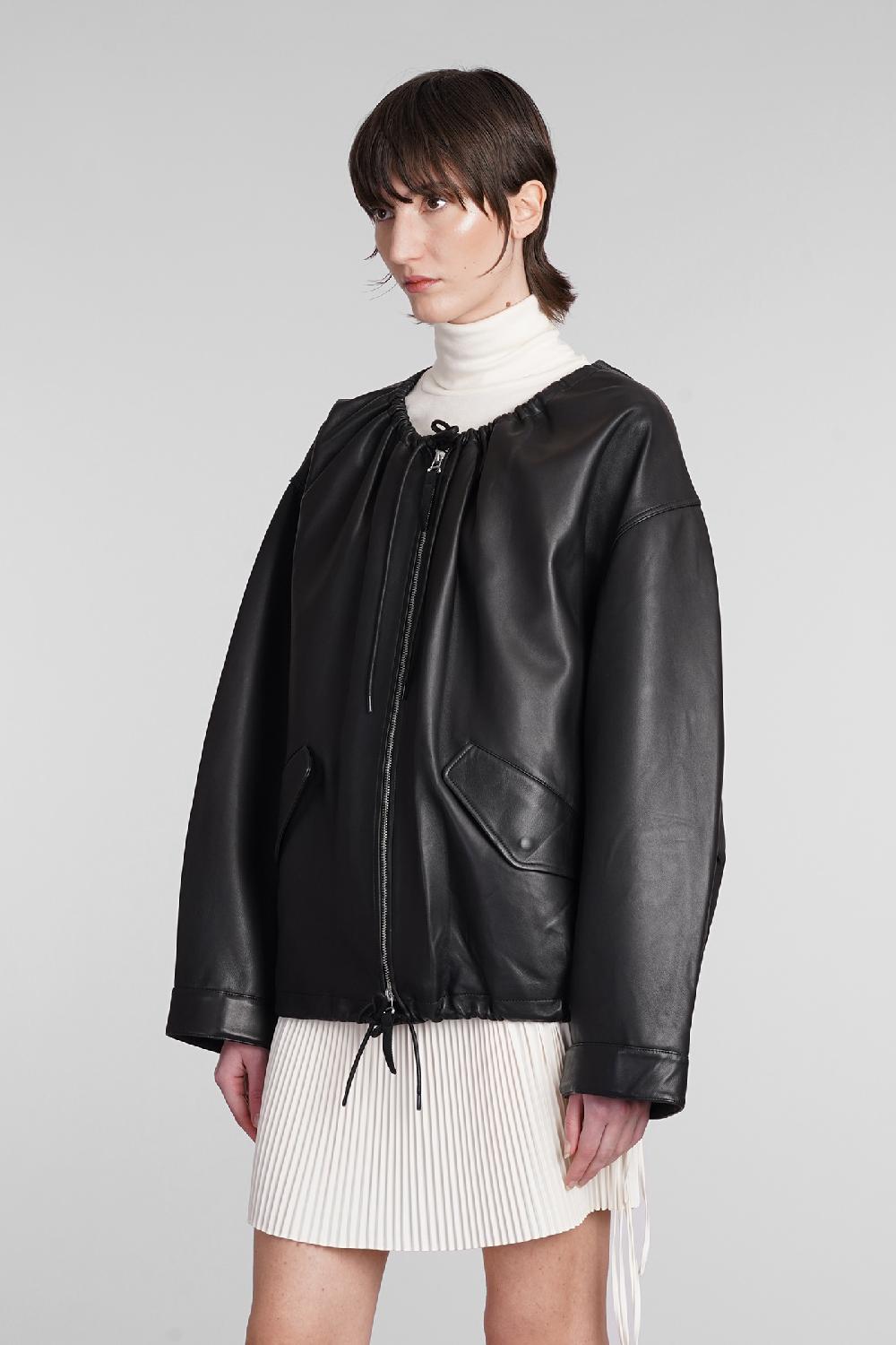 Deliberti Helmut Lang Giacca in pelle in pelle nera cod. 398184 - Deliberti The Luxury Shopping Promozione