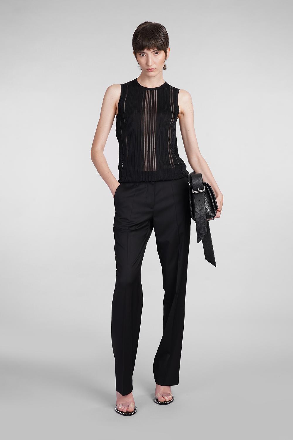 Deliberti Helmut Lang Pantalone in lana nera cod. 401641 - Deliberti The Luxury Shopping Soddisfazione Garantita