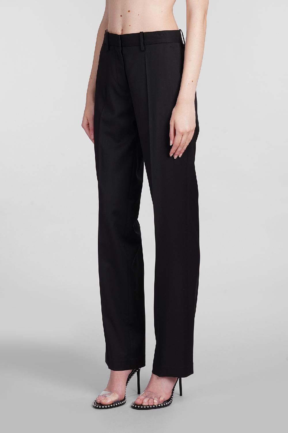 Deliberti Helmut Lang Pantalone in lana nera cod. 401641 - Deliberti The Luxury Shopping Soddisfazione Garantita