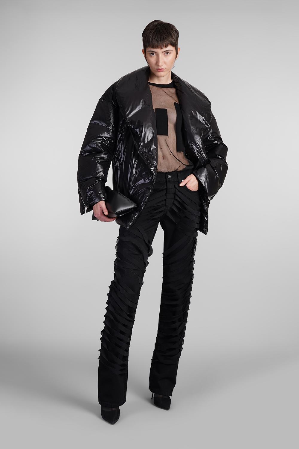 Deliberti Helmut Lang Jeans ribbon worker in cotone nero cod. 408640 - Deliberti The Luxury Shopping Negozi Online