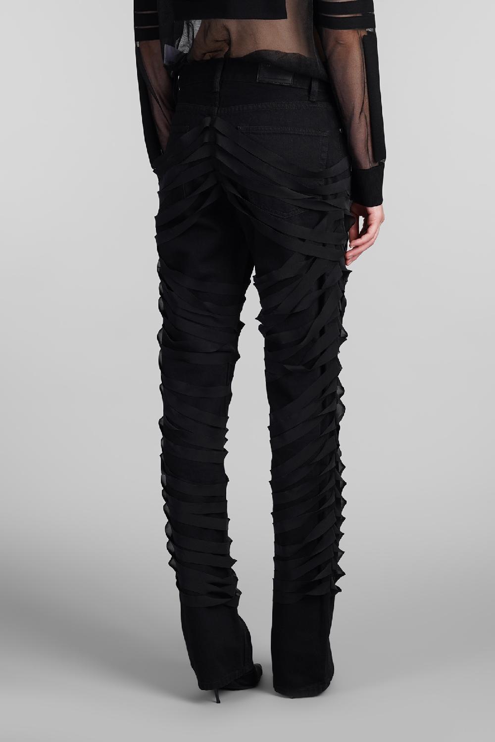 Deliberti Helmut Lang Jeans ribbon worker in cotone nero cod. 408640 - Deliberti The Luxury Shopping Negozi Online