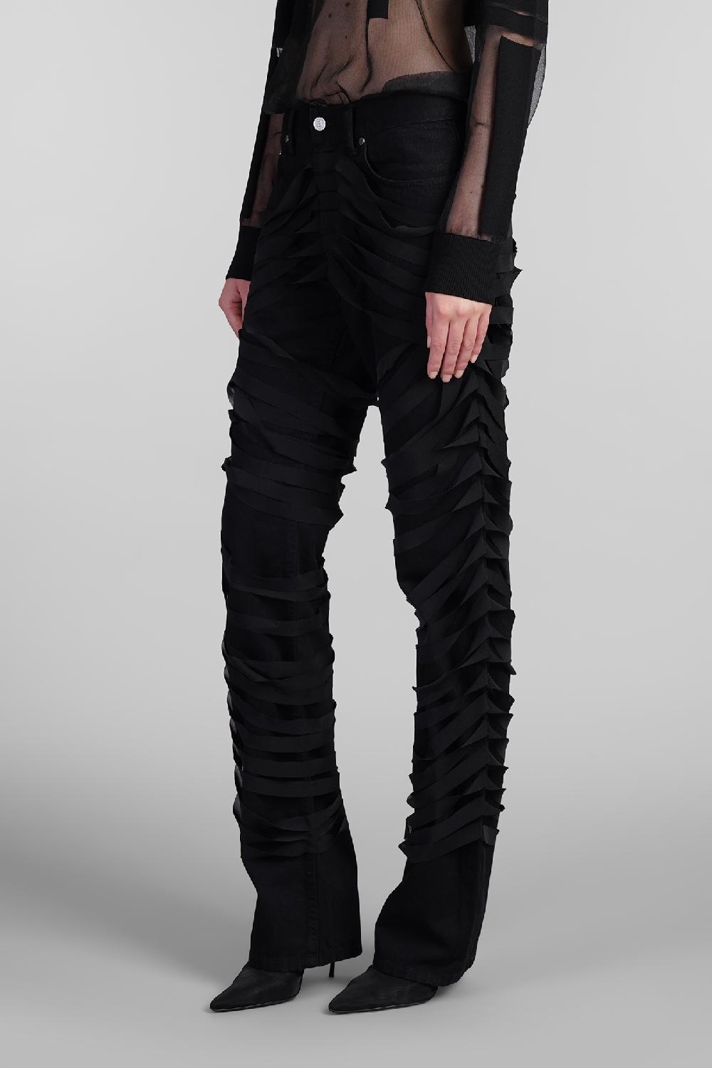 Deliberti Helmut Lang Jeans ribbon worker in cotone nero cod. 408640 - Deliberti The Luxury Shopping Negozi Online