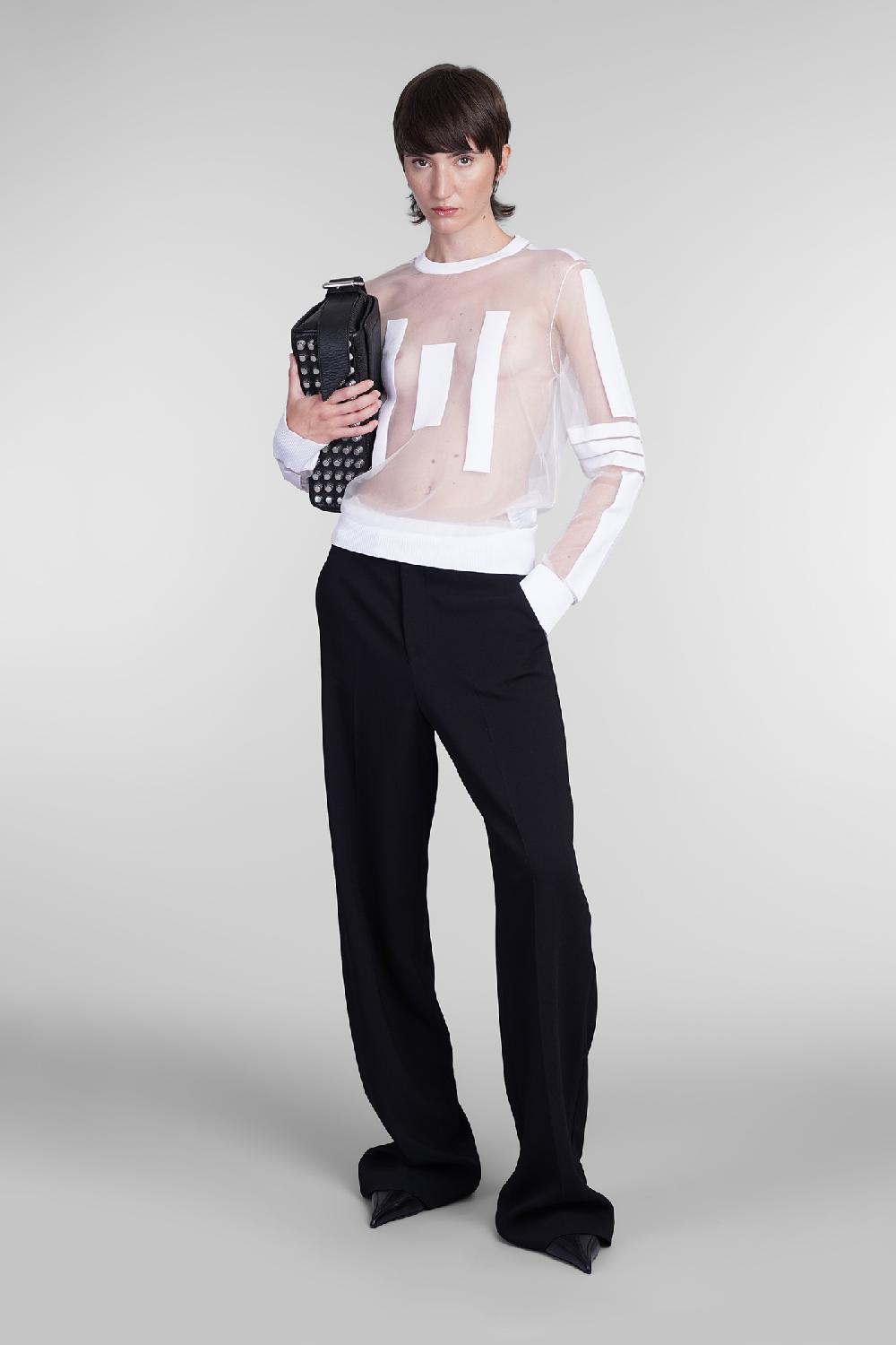 Deliberti Helmut Lang Topwear in nylon bianco cod. 405999 - Deliberti The Luxury Shopping Consegna Veloce