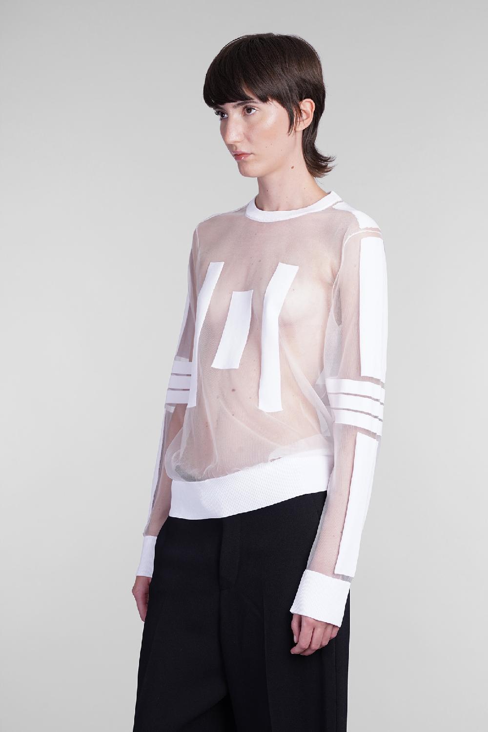 Deliberti Helmut Lang Topwear in nylon bianco cod. 405999 - Deliberti The Luxury Shopping Consegna Veloce