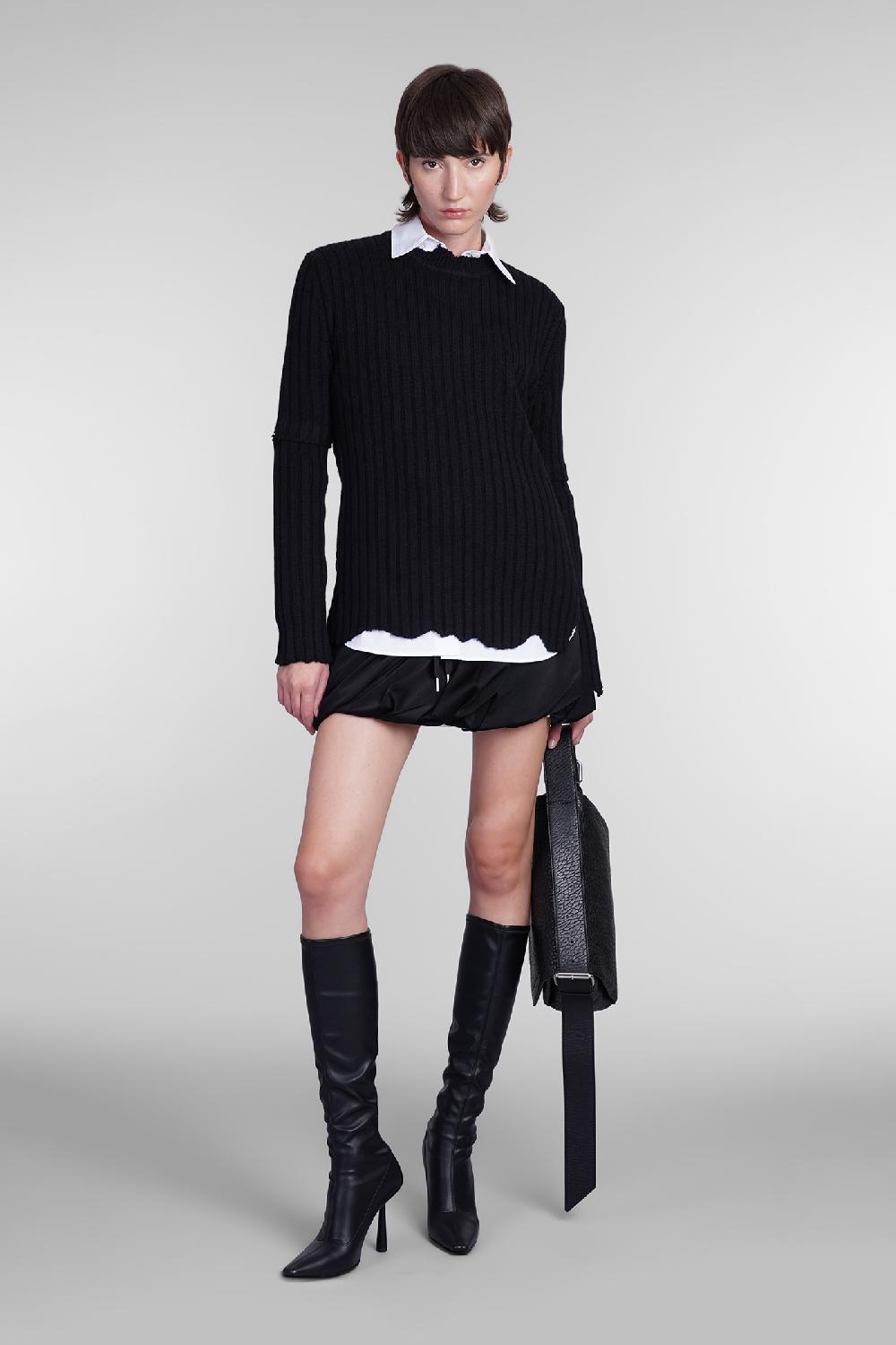 Deliberti Helmut Lang Maglia in lana nera cod. 406000 - Deliberti The Luxury Shopping Promozione Limitata